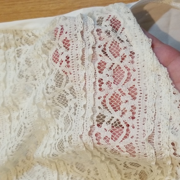 Suzy Shier white lace top XL NWT - Picture 4 of 8